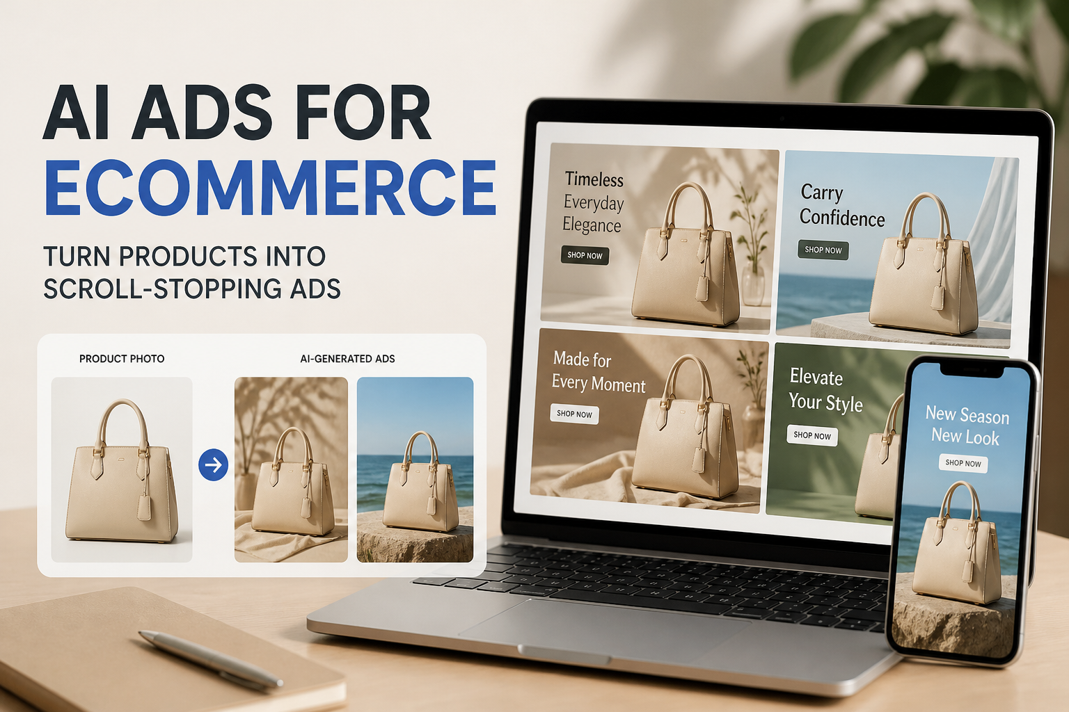 AI Ads for E-Commerce: How to Produce High-Converting Visuals Without Studio Overhead